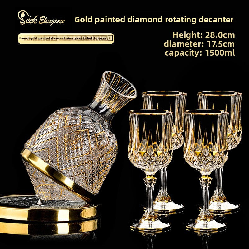 The Sovereign? | Hand-Blown Crystal Wine Glass Suitcase Set