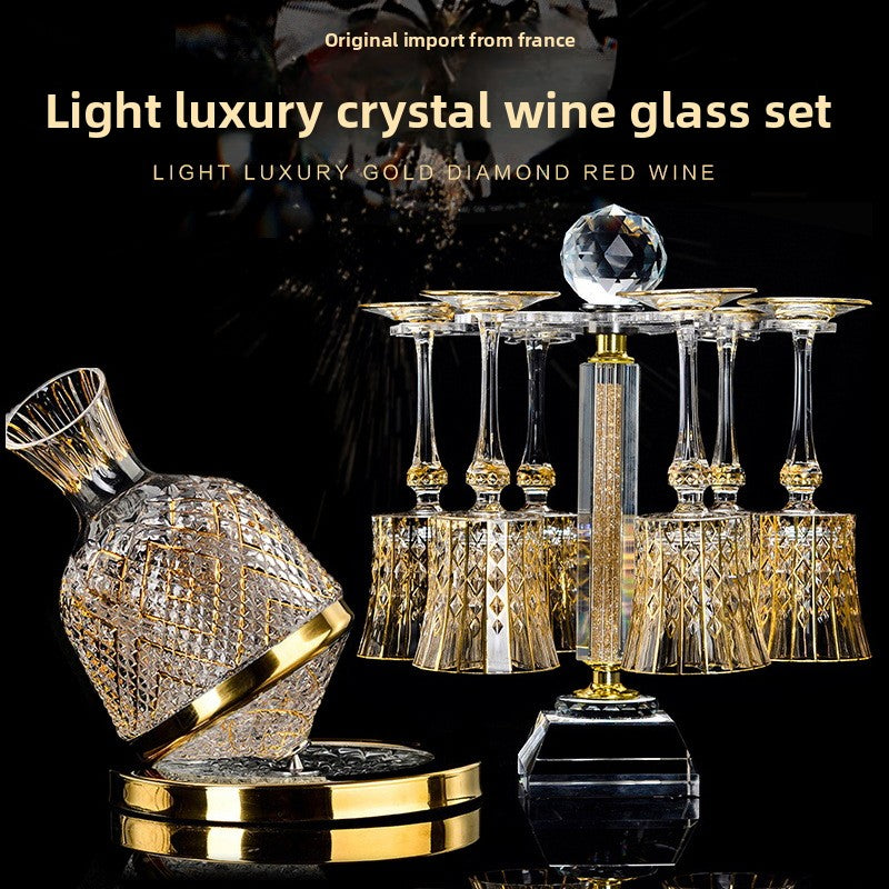 The Sovereign? | Hand-Blown Crystal Wine Glass Suitcase Set