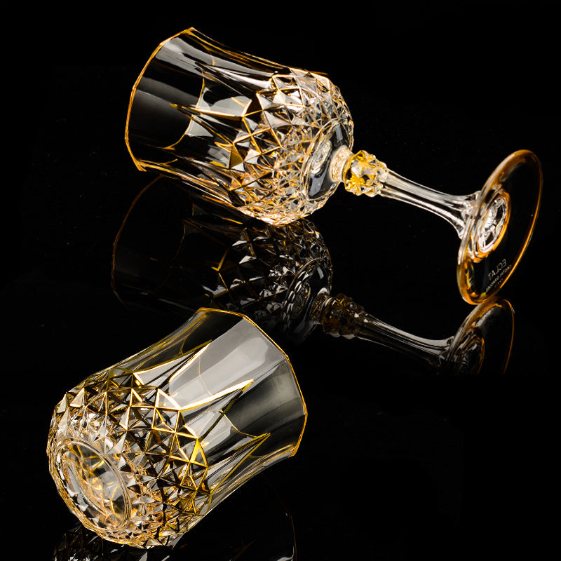 The Sovereign? | Hand-Blown Crystal Wine Glass Suitcase Set