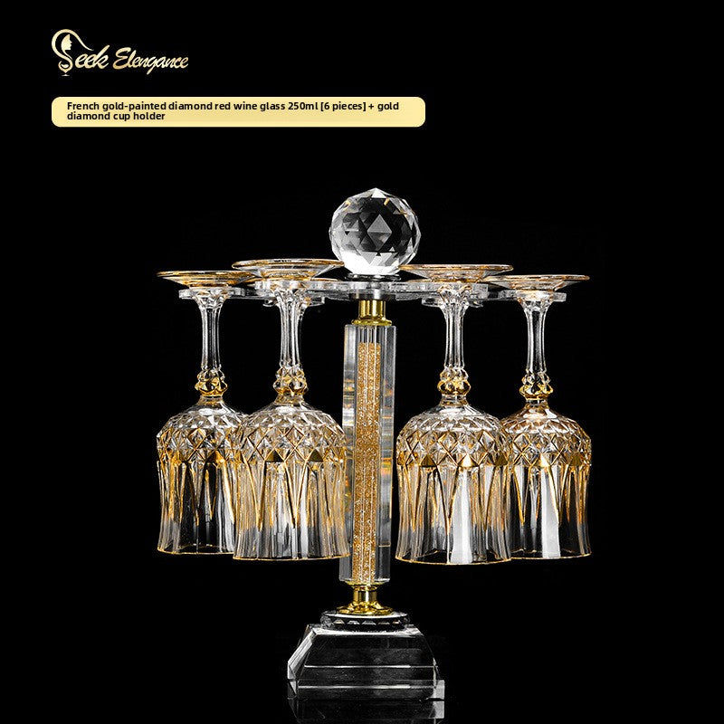 The Sovereign? | Hand-Blown Crystal Wine Glass Suitcase Set