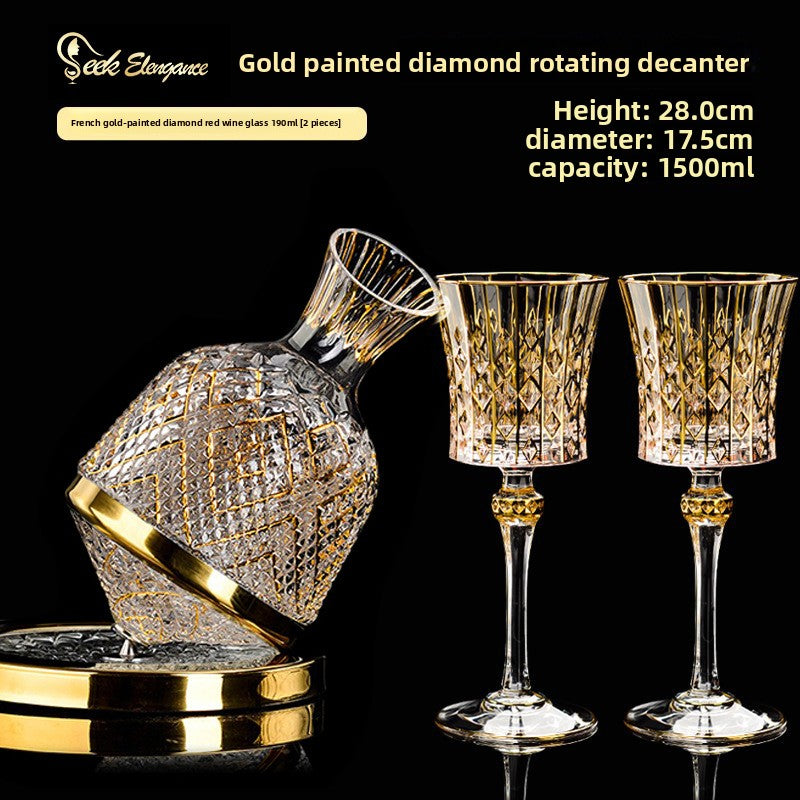 The Sovereign? | Hand-Blown Crystal Wine Glass Suitcase Set