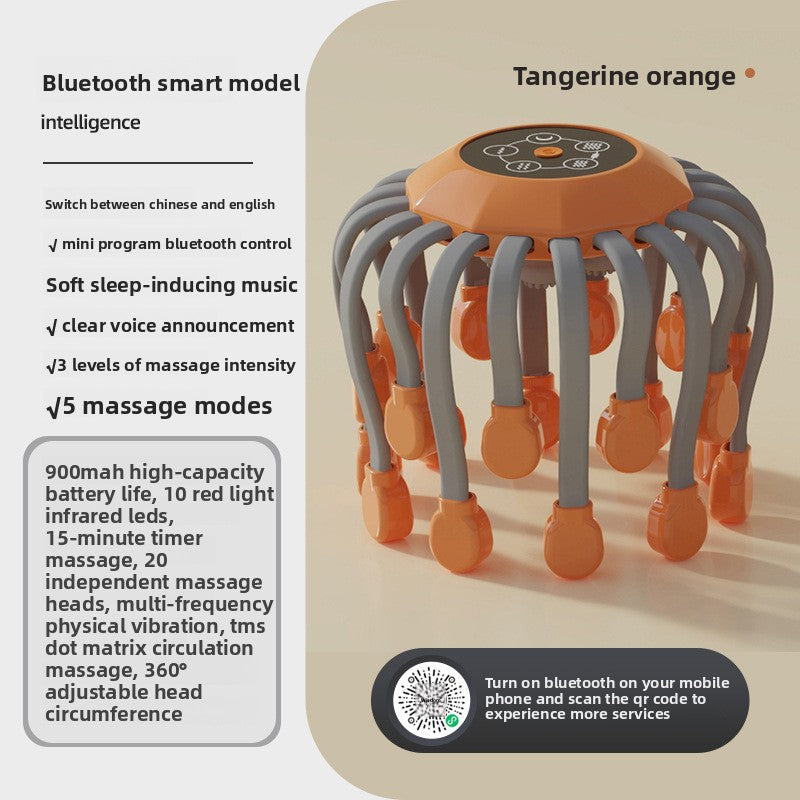 Electric Head Massager with 20-Claw Vibration