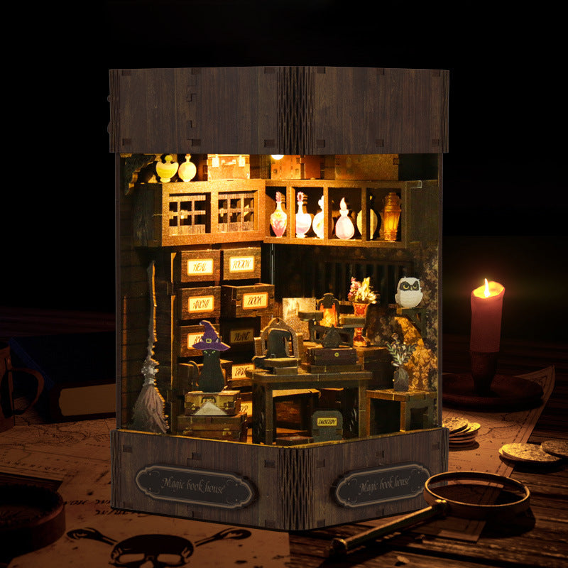 DIY Wooden Bookend Model Kits