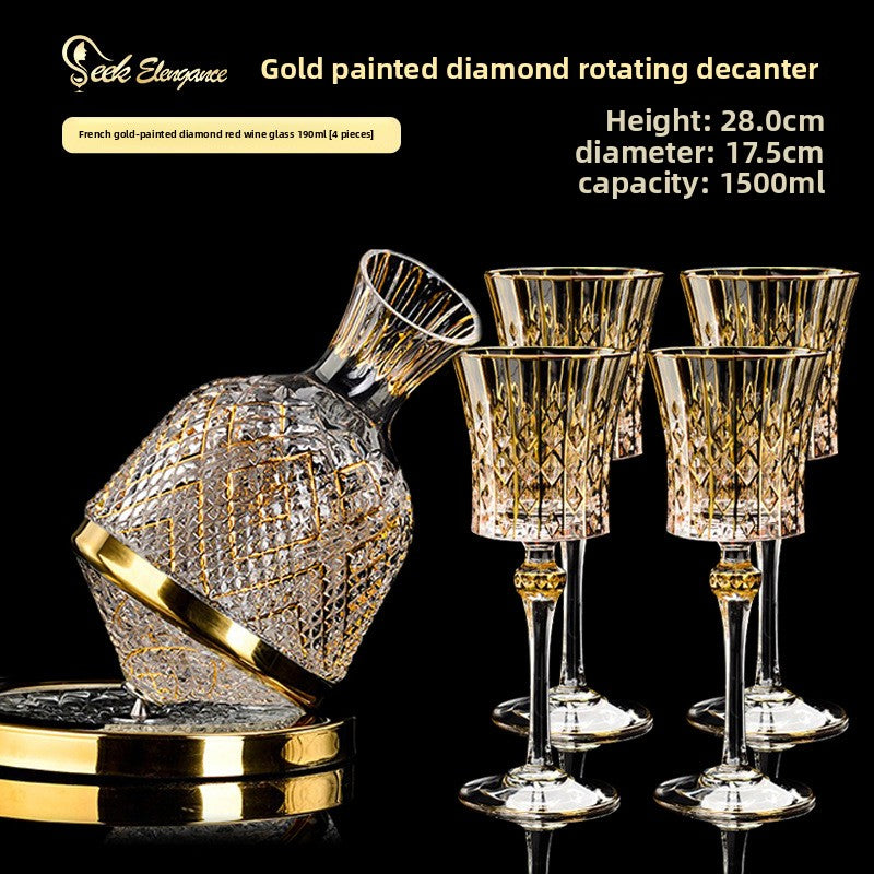 The Sovereign? | Hand-Blown Crystal Wine Glass Suitcase Set