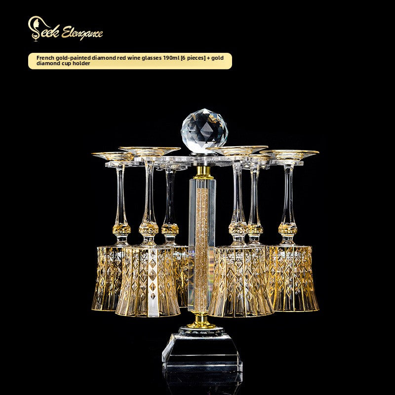 The Sovereign? | Hand-Blown Crystal Wine Glass Suitcase Set