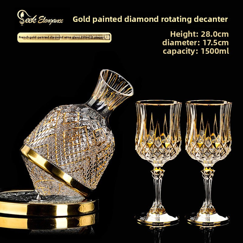 The Sovereign? | Hand-Blown Crystal Wine Glass Suitcase Set